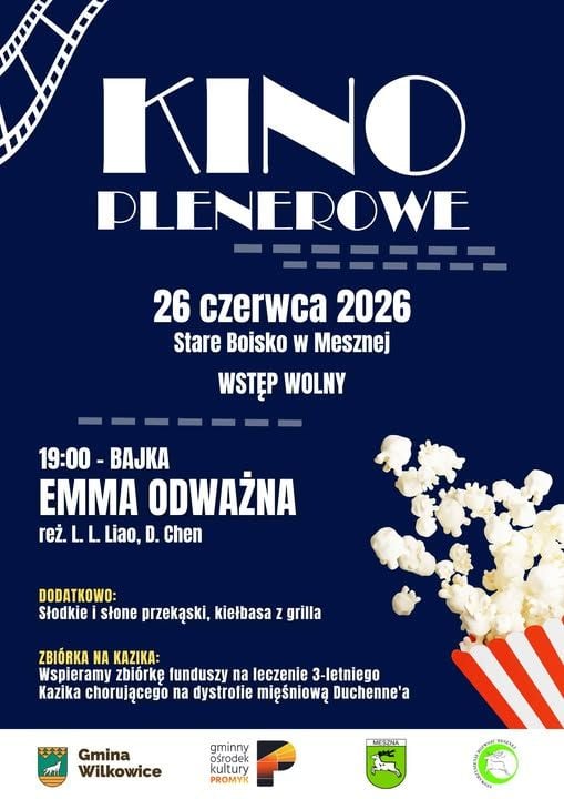 Plenerowy pokaz filmu „Emma Odważna” w Mesznej