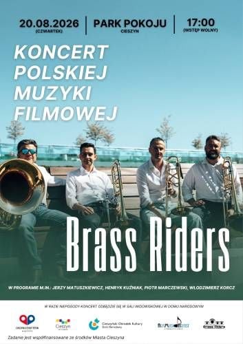 Koncert muzyki filmowej zespołu Brass Riders w Parku Pokoju