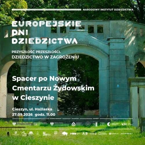 Spacer po Nowym Cmentarzu Żydowskim w Cieszynie