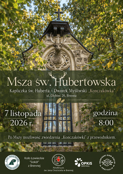 Msza Hubertowska w Dworku Myśliwskim w Brennej