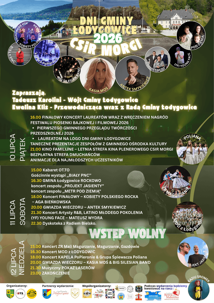 🎉 Dni Gminy Łodygowice 2026 - trzy dni pełne muzyki i zabawy!