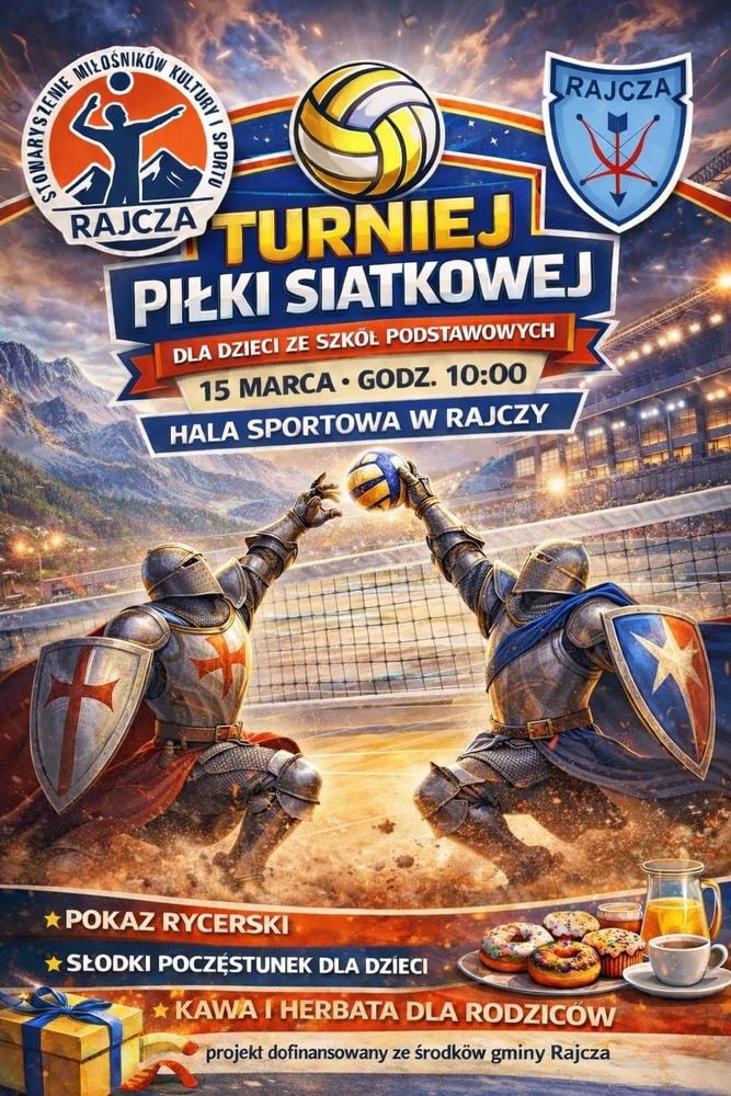 Turniej Piłki Siatkowej dla dzieci – Rajcza