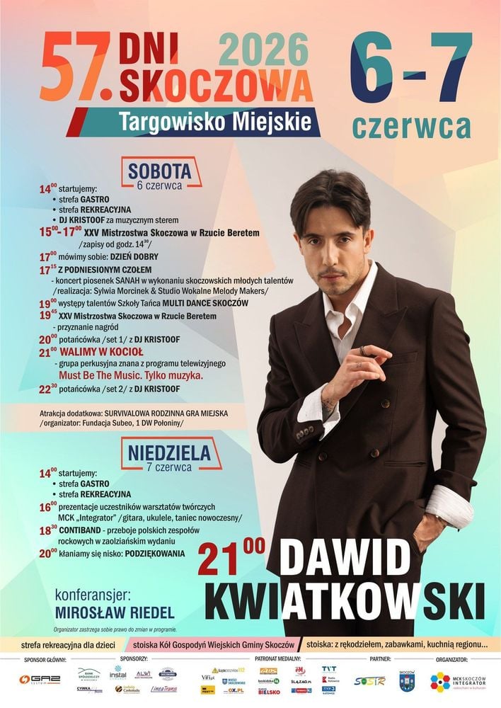 57. Dni Skoczowa z Dawidem Kwiatkowskim