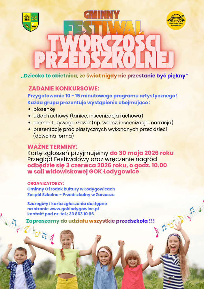 🎭 Gminny Festiwal Twórczości Przedszkolnej
