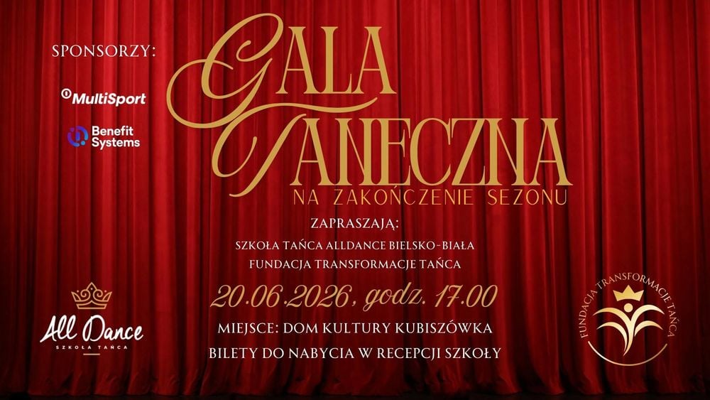 Gala Taneczna Szkoły AllDance w Bielsku-Białej - Zakończenie Sezonu 2025/2026