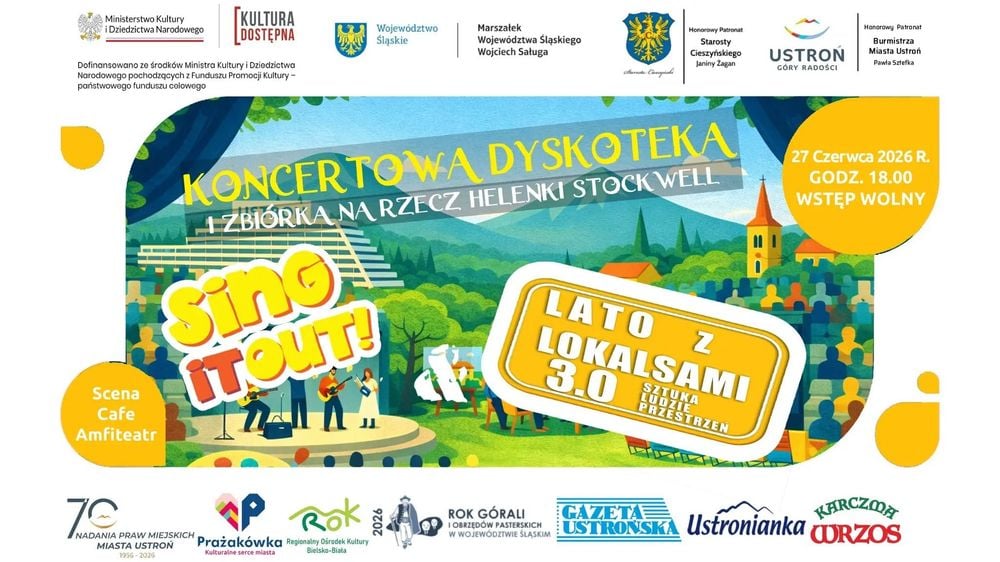 Koncertowa Dyskoteka z Sing It Out i Latem z Lokalsami w Ustroniu