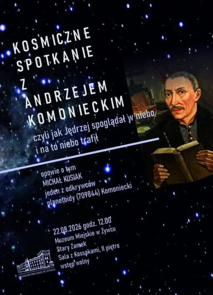 Spotkanie o Andrzeju Komonieckim i astronomii w Żywcu