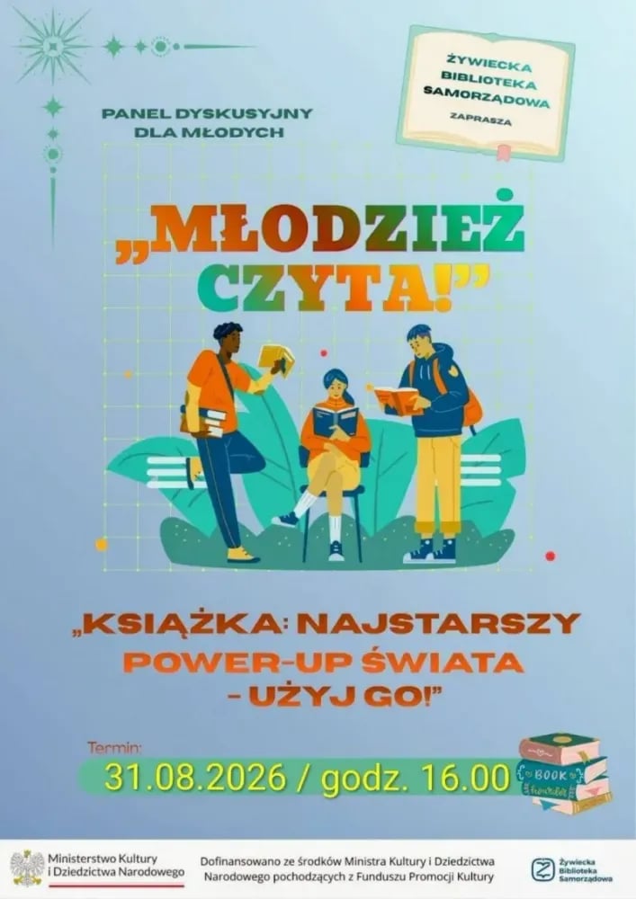 Młodzież czyta – otwarte spotkanie dyskusyjne w Żywcu