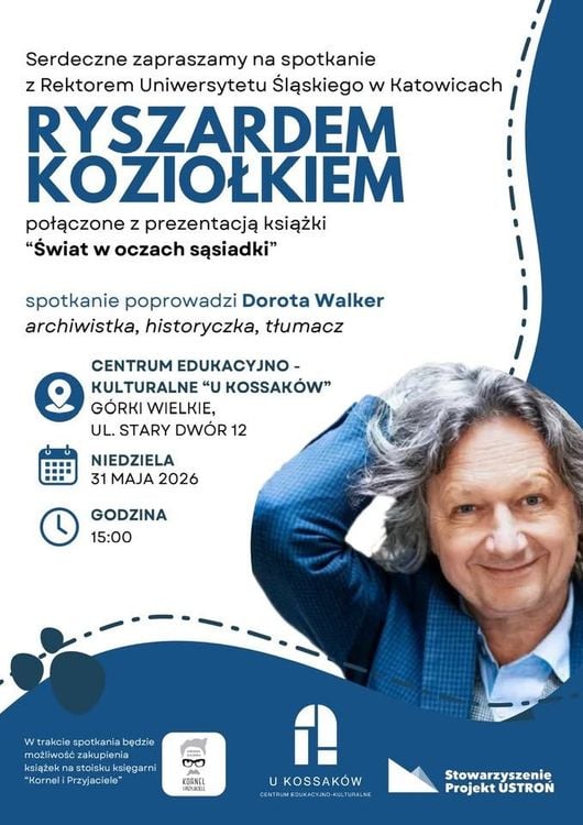 Spotkanie autorskie z prof. Ryszardem Koziołkiem w Górkach Wielkich