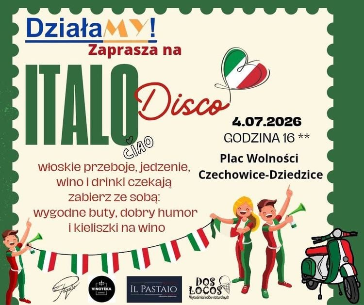 Italo Disco 2 – włoska fiesta na Placu Wolności w Czechowicach-Dziedzicach