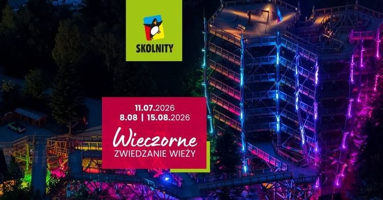 Wieczorne zwiedzanie Wieży Widokowej w Wiśle z koleją krzesełkową