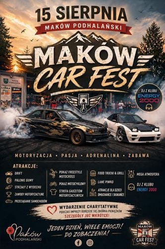 Maków Car Fest 2026 – motoryzacyjne święto w Makowie Podhalańskim