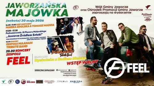 Majówka w Jaworzu z koncertami i plenerem malarskim
