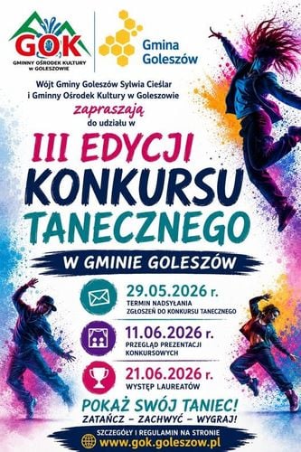 III Konkurs Taneczny w Gminie Goleszów – pokaż swój talent!