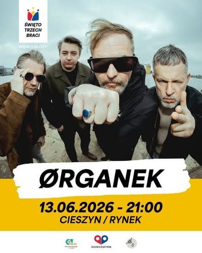 Organek rozgrzewa Rynek podczas 34. Święta Trzech Braci w Cieszynie