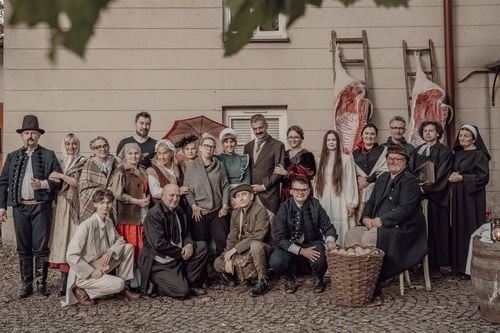 Plenerowy spektakl historyczny „Siedem wieków” w Kozach