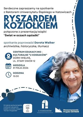 Spotkanie autorskie z prof. Ryszardem Koziołkiem w Górkach Wielkich