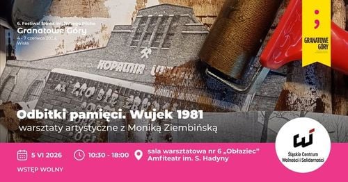 Artystyczne warsztaty 'Odbitki pamięci: Wujek 1981' w Wiśle