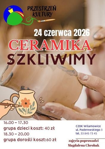 Ceramiczne warsztaty szkliwienia w Wilamowicach