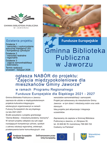 Międzypokoleniowe zajęcia dla mieszkańców Jaworza