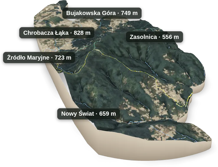 Wyspa 3D — Bujakowska Góra