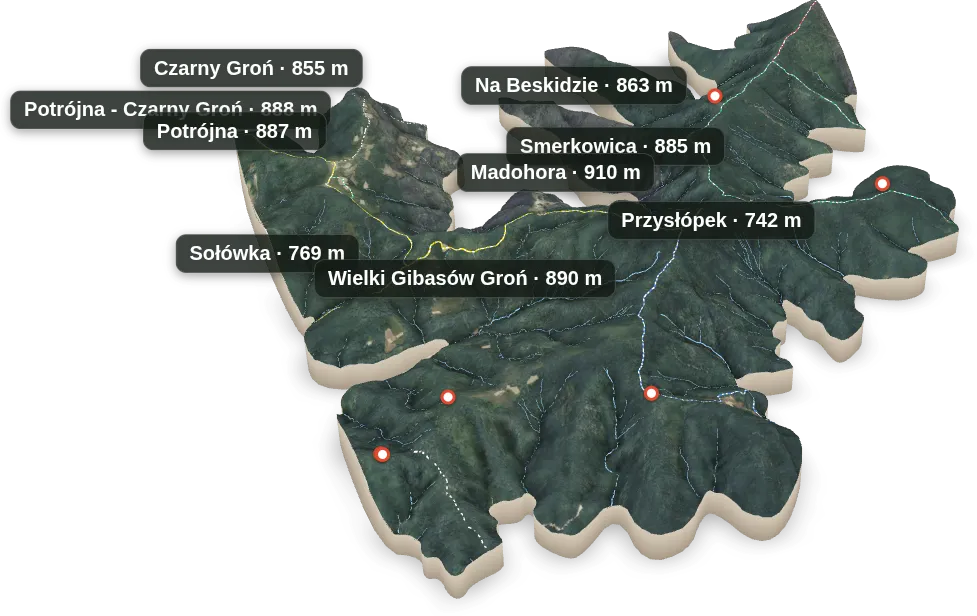 Wyspa 3D — Czarny Groń