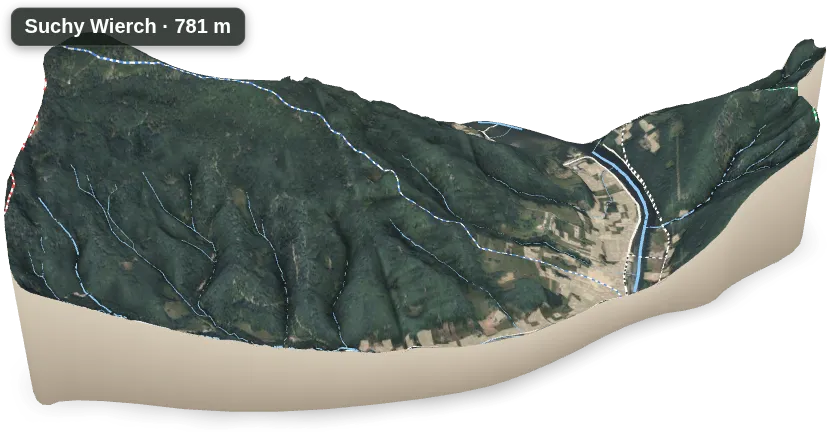 Makieta 3D: Czernichów