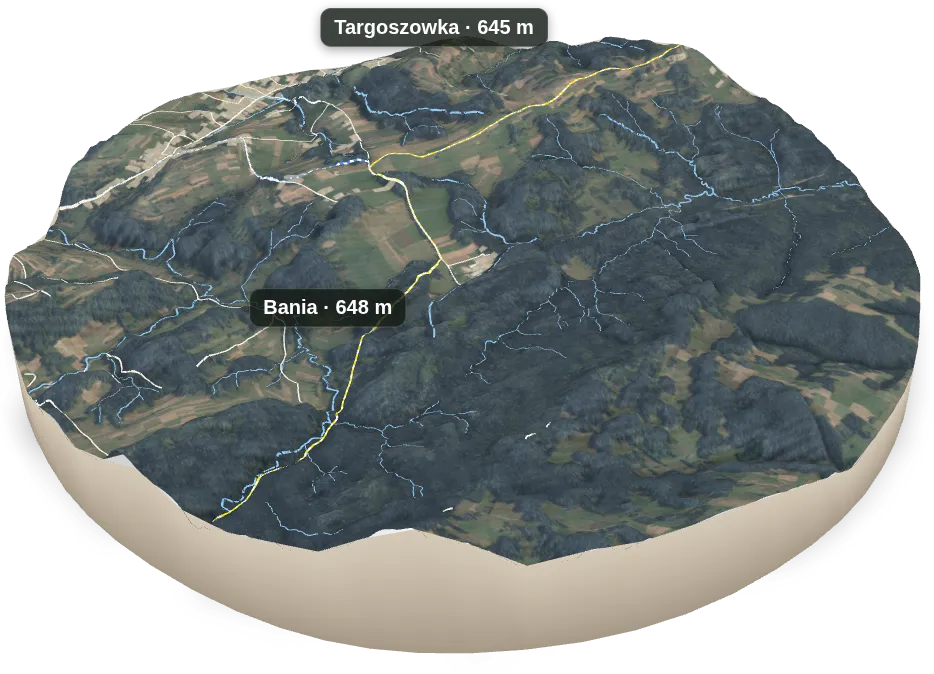 Makieta 3D: Folwark