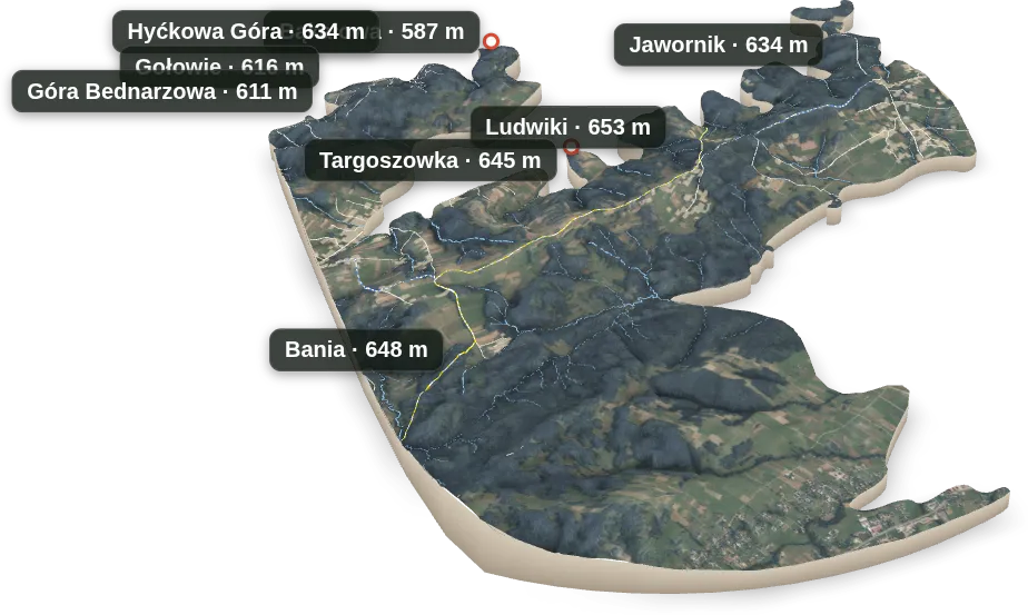 Wyspa 3D — Góra Bednarzowa