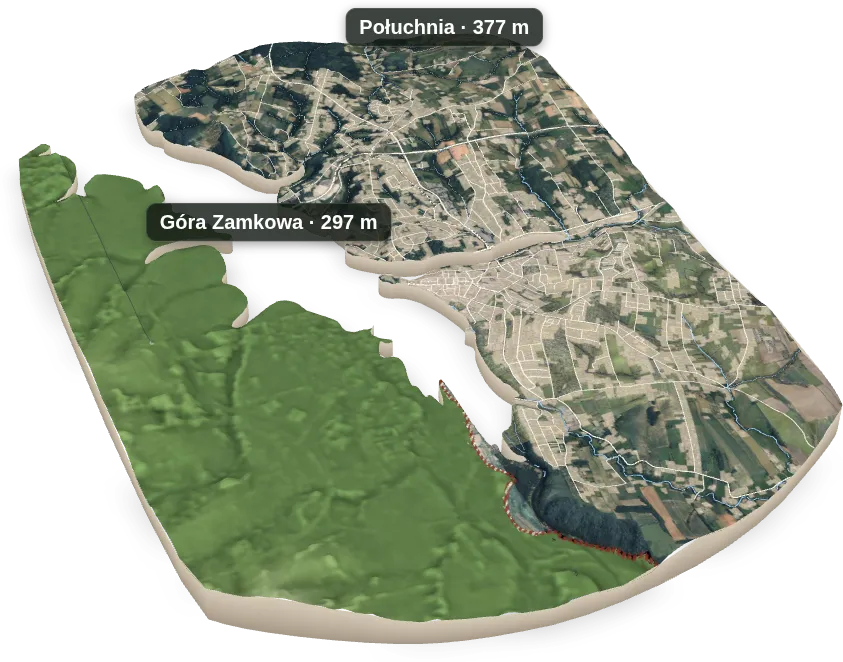 Wyspa 3D — Góra Zamkowa