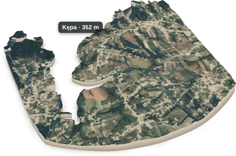 Wyspa 3D — Kępa