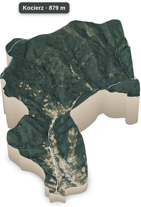 Makieta 3D: Kocierz Moszczanicki