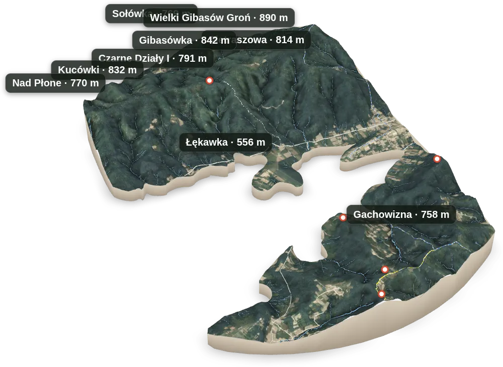 Wyspa 3D — Łękawka