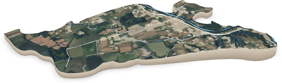 Makieta 3D: Ochaby Małe