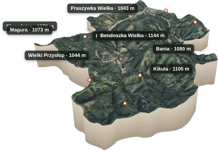 Makieta 3D: Rycerka Górna