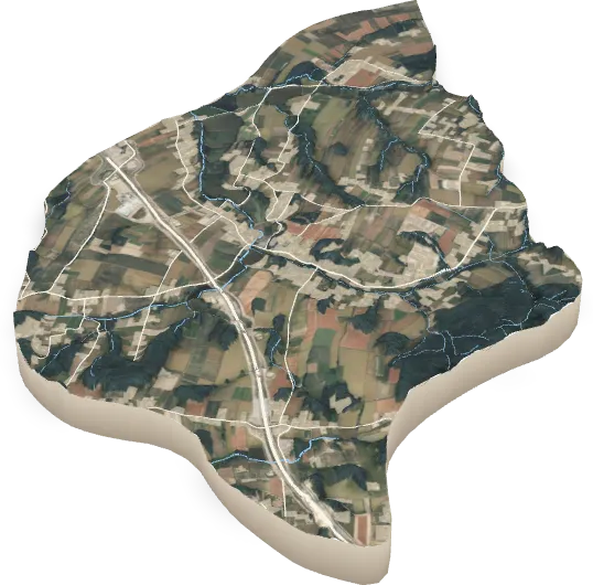 Makieta 3D: Stara Wieś