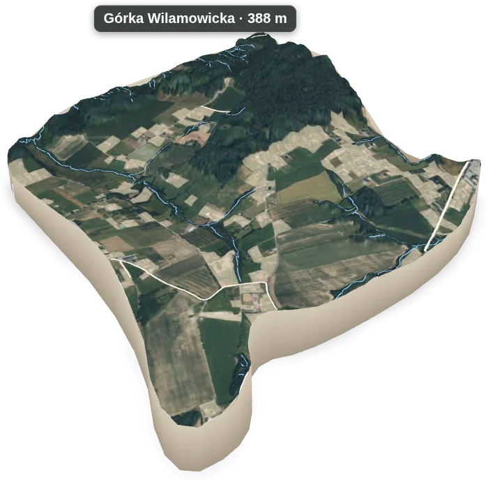 Makieta 3D: Wilamowice