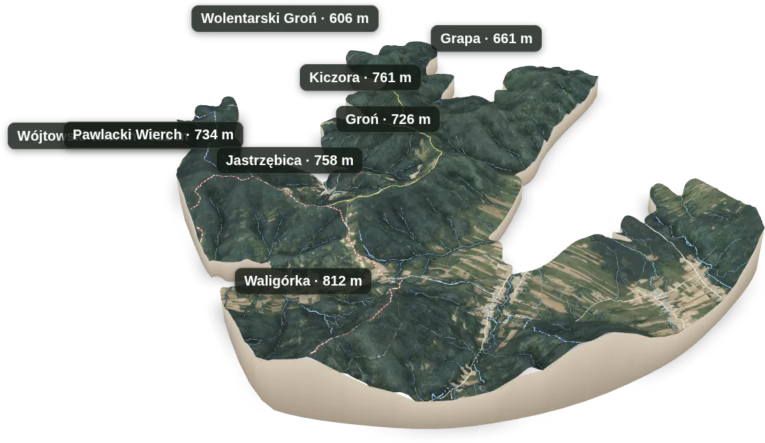 Wyspa 3D — Wolentarski Groń
